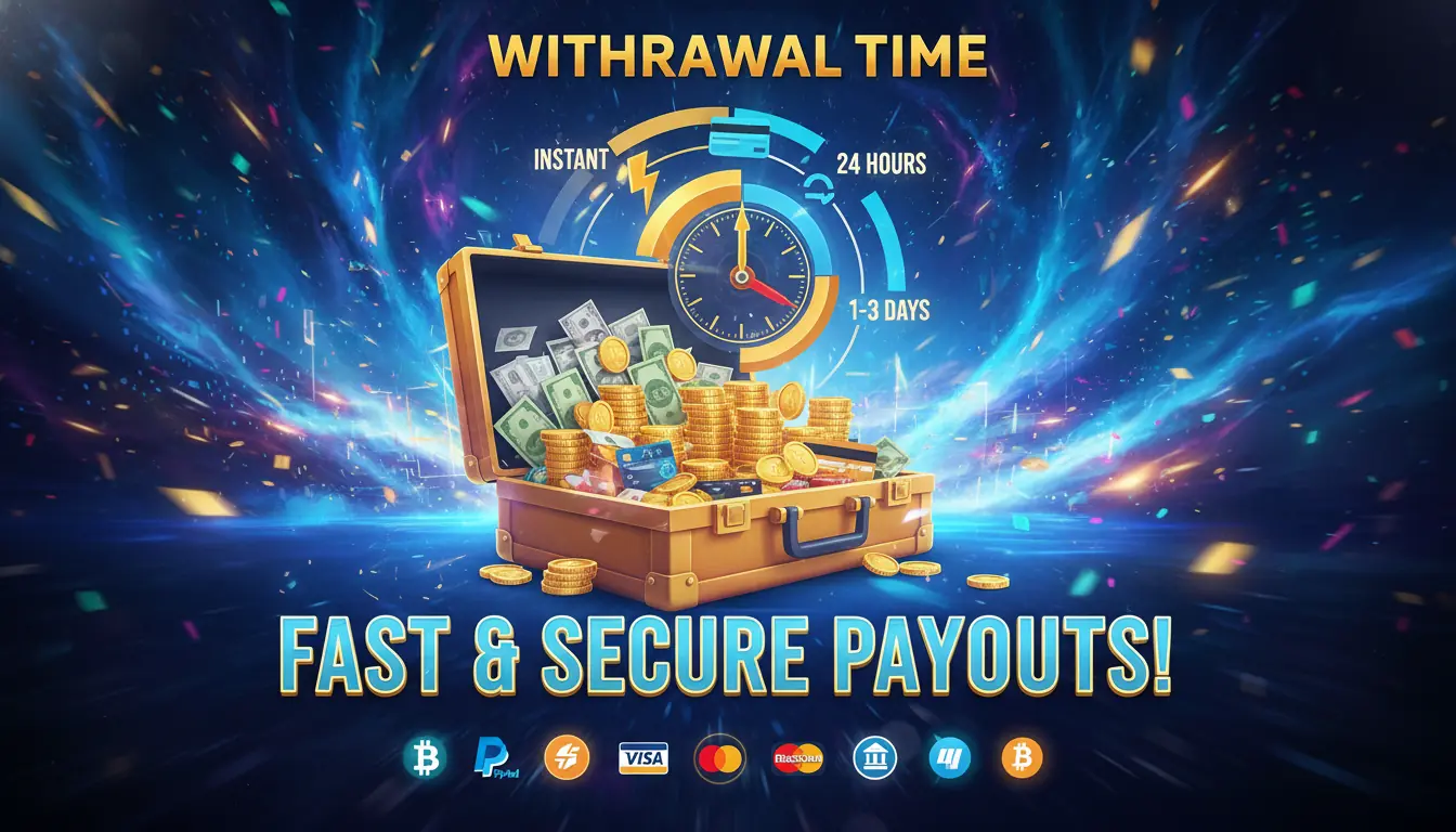 Uttagstid hos Bgo casino